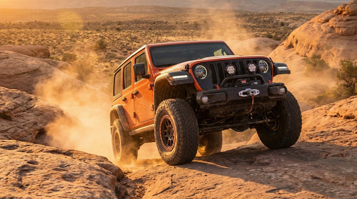 黄色仓库越野车改装视频